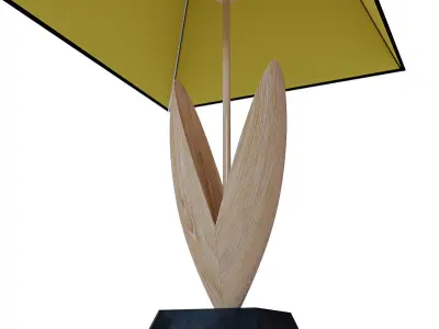 Table lamp - Night stand Lamp - Desk Lamp Low-poly 3D model