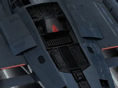 Star Wars x Porsche Tri-Wing S-91x Pegasus Starfighter 3D model