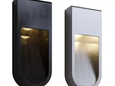 Kyoto Long Sconce Low-poly 3D model