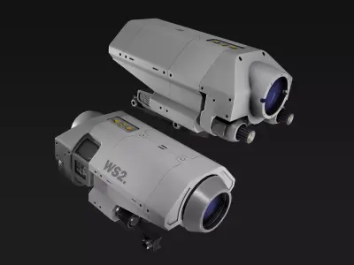 SCI-FI Military Sight Game Ready Low-poly 3D model
