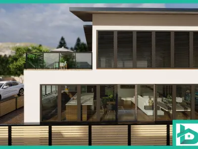 Modern House 003 3D model