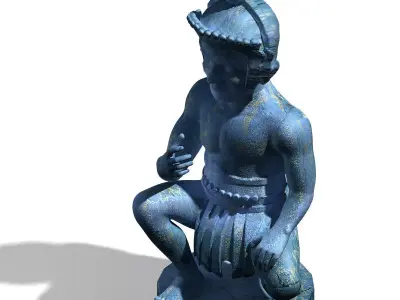 Magic Palace - Religion - Buddha statue 004 3D model