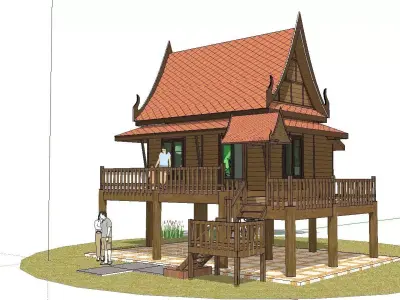 Creative Design-Holiday Cabin-0146 3D model