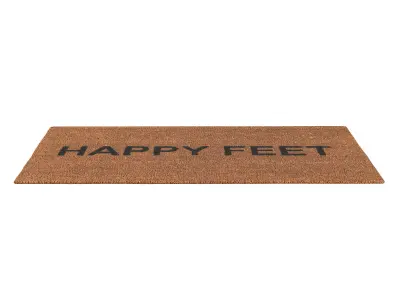  Happy Feet Door Mat 3D model