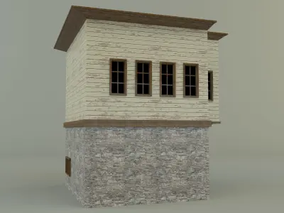 old building model 3D model