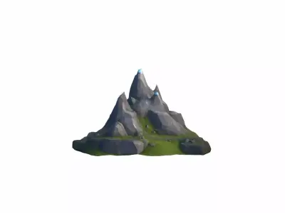 Mount Kailas Is A Sacred Peak In The Himalayas 3d Render 3D model