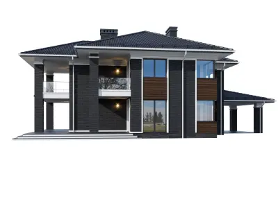 Modern V156 with BLENDER file 3D model