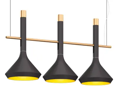 Tubular Bells Lampadario 3D model