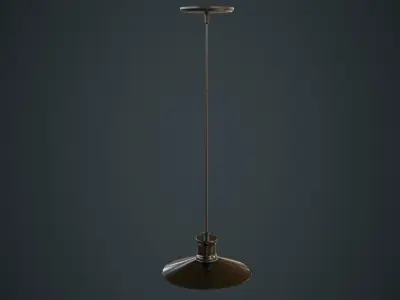 Hanging Lamp 4A Low-poly 3D model