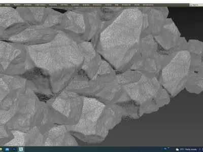  brick stones  3D model