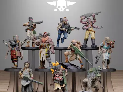 Corrupted Guard Abhumans 3D print model