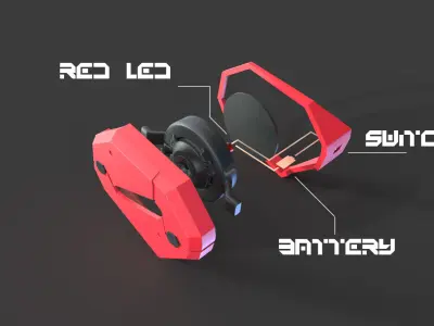 Cyberpunk Demon Ninja  Mask 3D print model