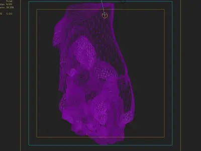 Mountain interior - stone 2 3D model