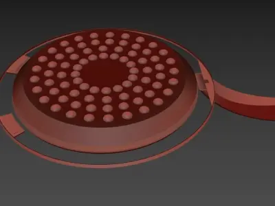 Exterior street light 10 3D model