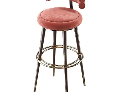 BAR CHAIR BETSY Low-poly 3D model