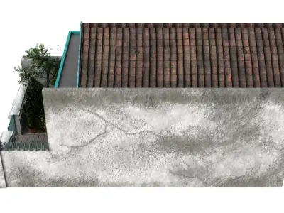 Indonesia Heritage House 1 Low-poly 3D model