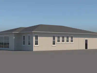 American Family Home 8 3D model