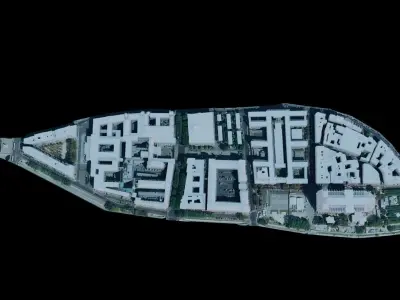 Ile De La Cite - Paris - France Free 3D model