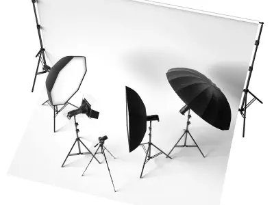 Photo Studio Kit 3D model