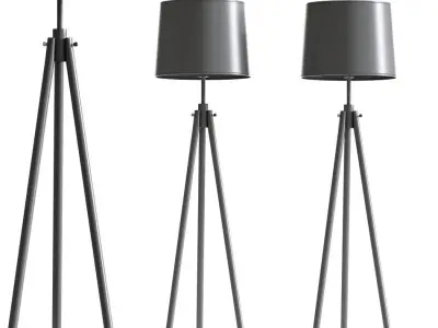 Floor lamp set 3D model