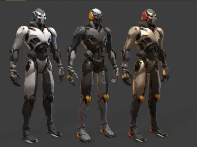 Robot Character 3D model