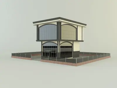 office building 581 model 3D model