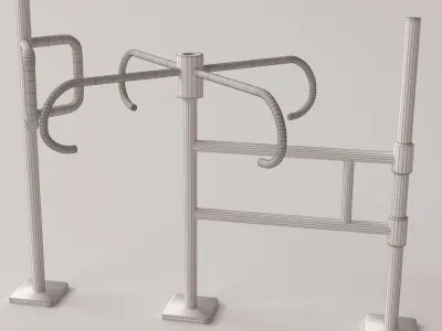 Revolving Gate 3D model