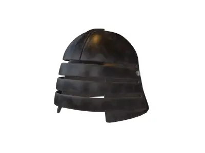 War Helmet V1 006 Low-poly 3D model