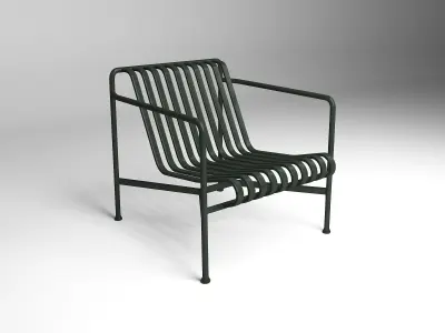 Palissade Lounge Chair Low 3D model