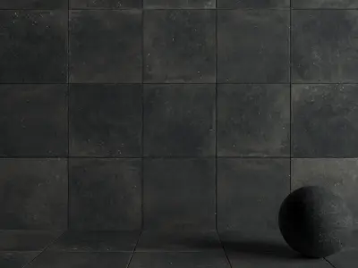 Flaviker Nordik Stone Black 80x80 Texture