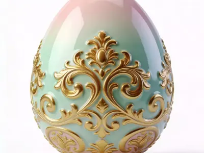 Cozy Pastel Easter Essentials Collection 3D Model Pack