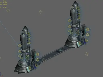 Space - Guard 02 3D model