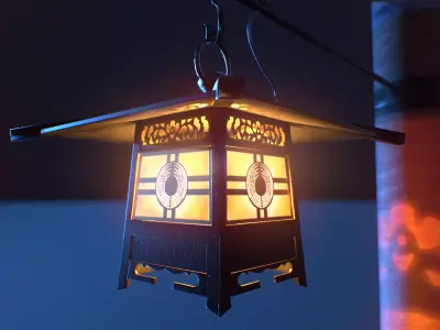 Japanese Pack 01 Low-poly 3D model