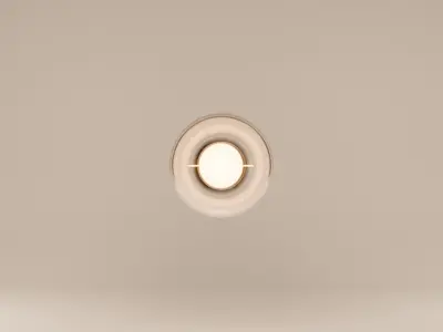 Bulb lamp Low-poly 3D model