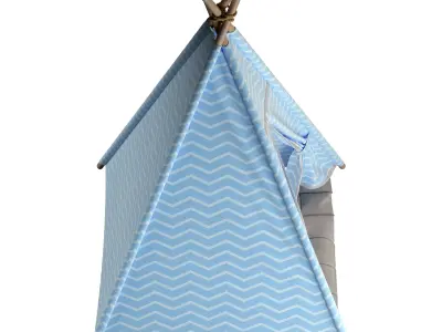 Childrens tent 3D model