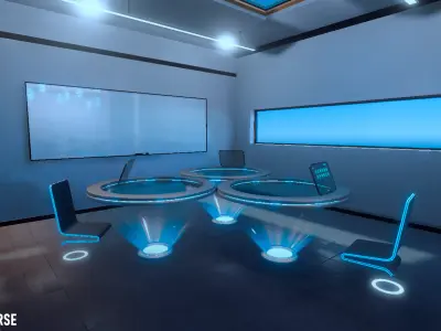 Metaverse - Workroom 3D model