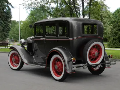  Ford Model A 1929 Fordor sedan 