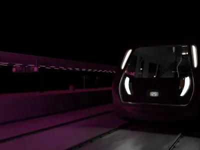 Train Station Free 3D model