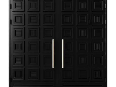 Gate black loft 03 3D model