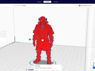 steampunk robotic 11 3D print model