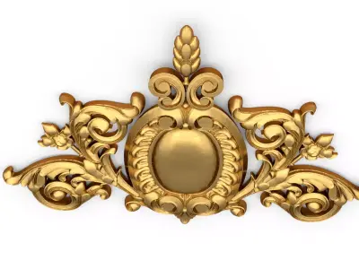 carved classic decorative ornament cnc 3d printing stl 30 3D print model purchase