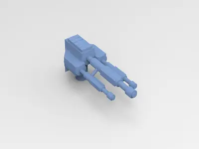 Nordor sci fi model turret 3D model