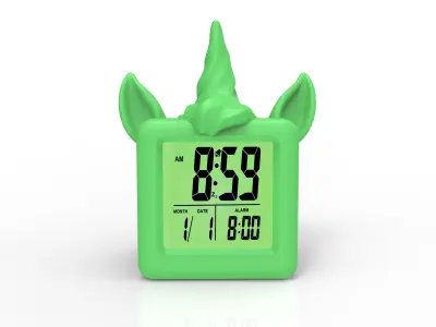 Clock Table Clock Table Light Clock 3D model