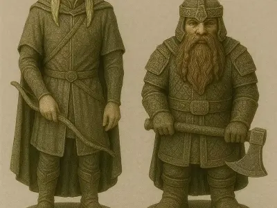 Complete Harry Potter Chess Set 3D print model