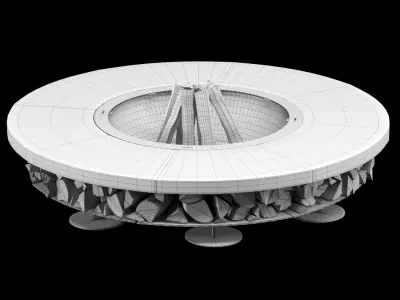 Fire pit Ak47 Ercole 3D model