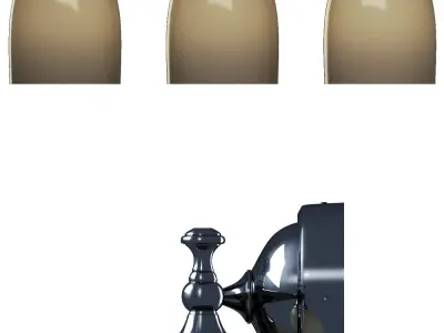 Pottery barn Mercer Triple Sconce 3D model