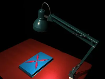 Game Ready Lamp 3D model
