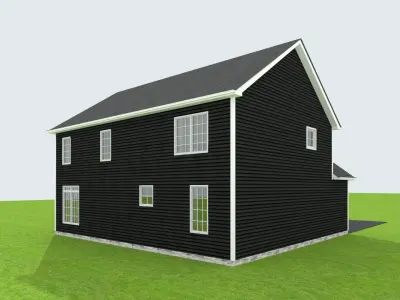 Cape Cod House 24 3D model
