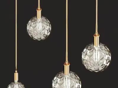 Angel chandleir Low-poly 3D model