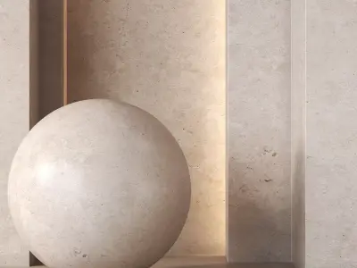 Travertine Stone Texture 4K - Seamless Texture